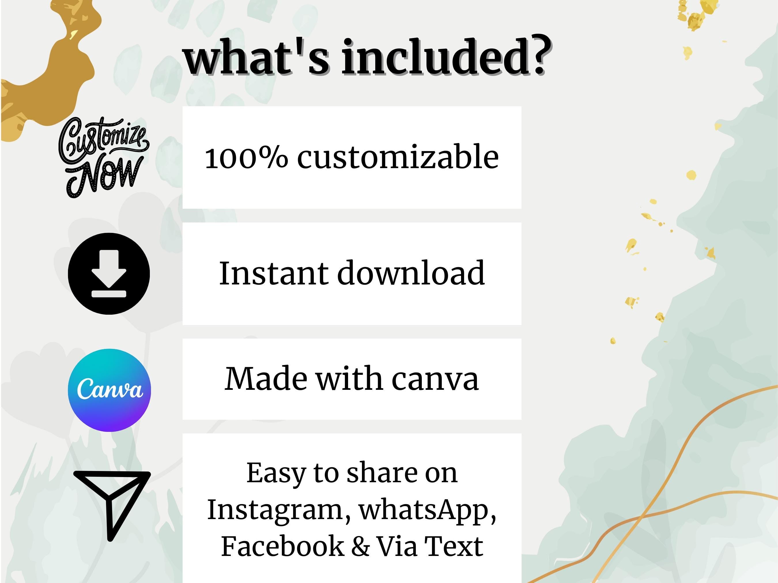 Muslim Wedding Newspaper Program: Nikkah Itinerary, Love Story (Digital Download, A4 Template)