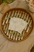 Islamic Wedding Favor: Du’ā Scroll, Wooden Cork & Ribbon - Nikah Gift