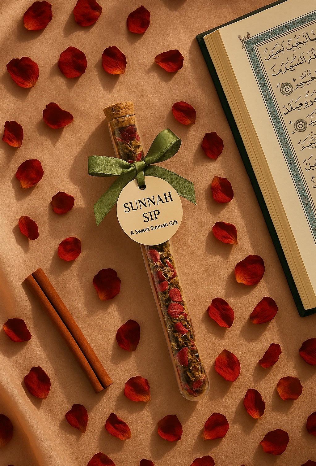 Sunnah Sip Islamic Wedding Favors (Set of 50): Halal Tea, Luxe Du’a Keepsake