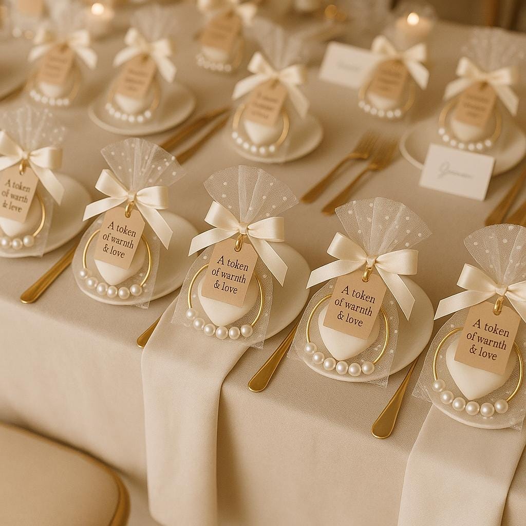 Heart Soap Ring Favor: Bridal Shower Wedding Keepsake
