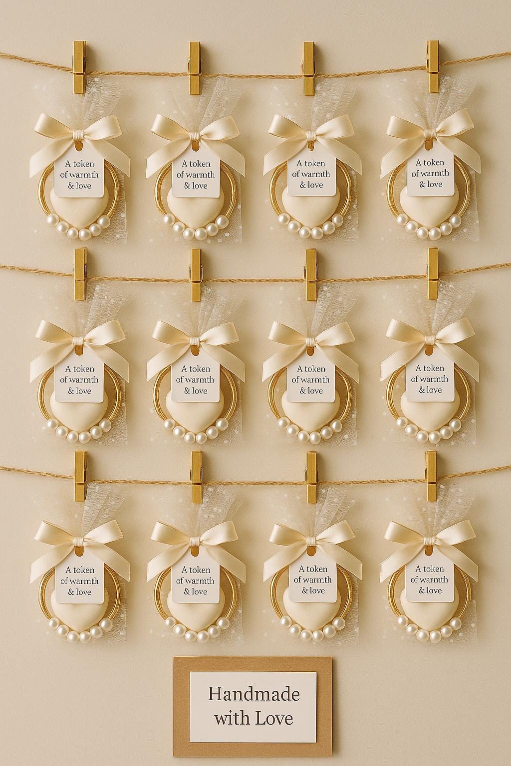 Heart Soap Ring Favor: Bridal Shower Wedding Keepsake