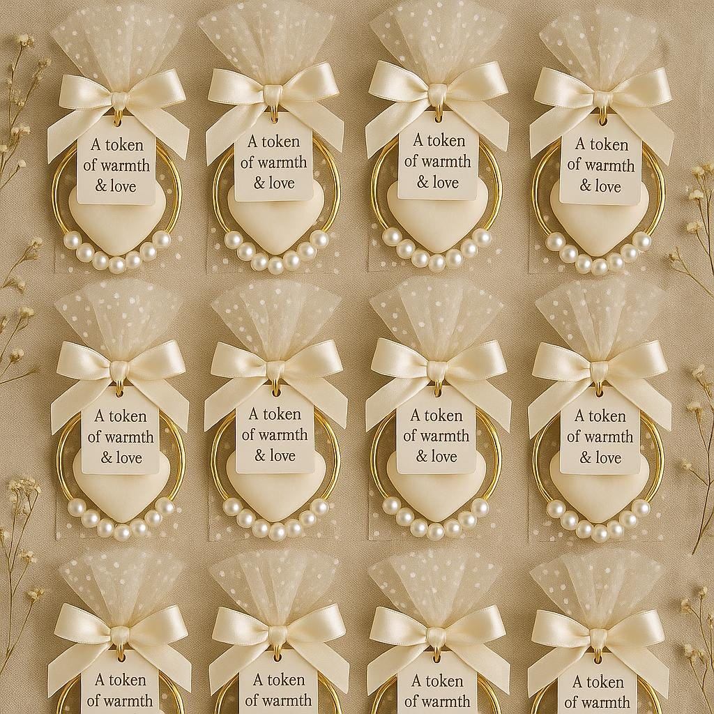 Heart Soap Ring Favor: Bridal Shower Wedding Keepsake