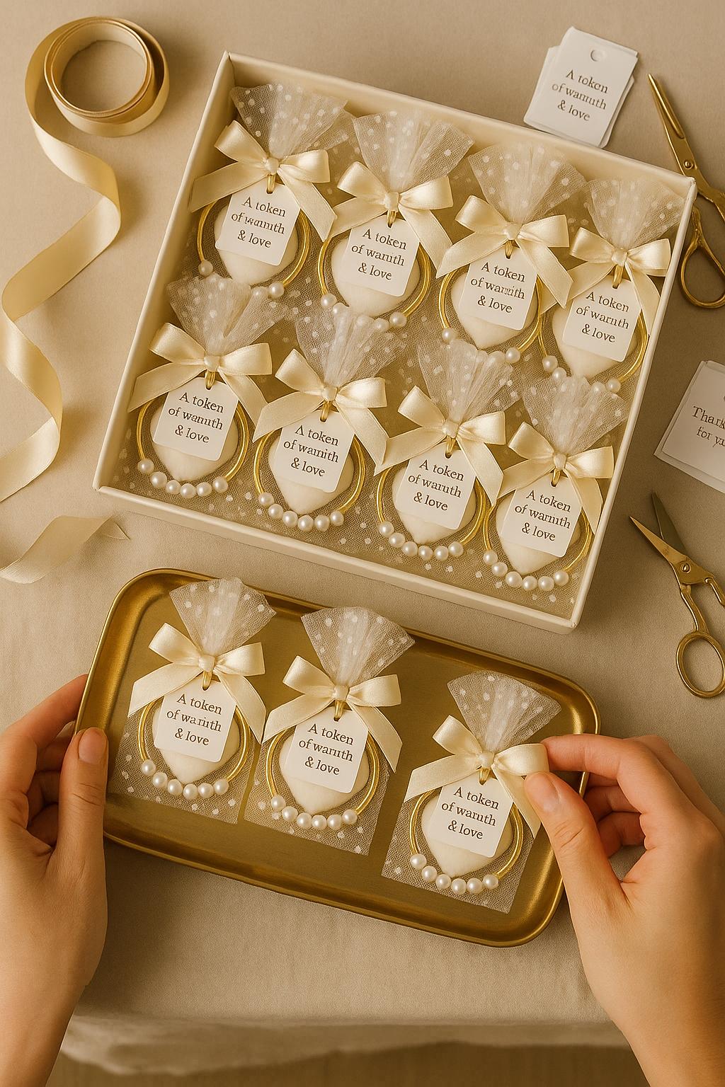 Heart Soap Ring Favor: Bridal Shower Wedding Keepsake