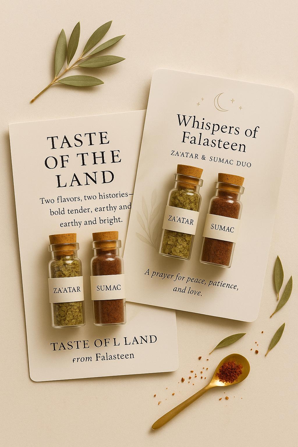 Palestinian Za'atar & Sumac Wedding Favor | Islamic Nikah Keepsake