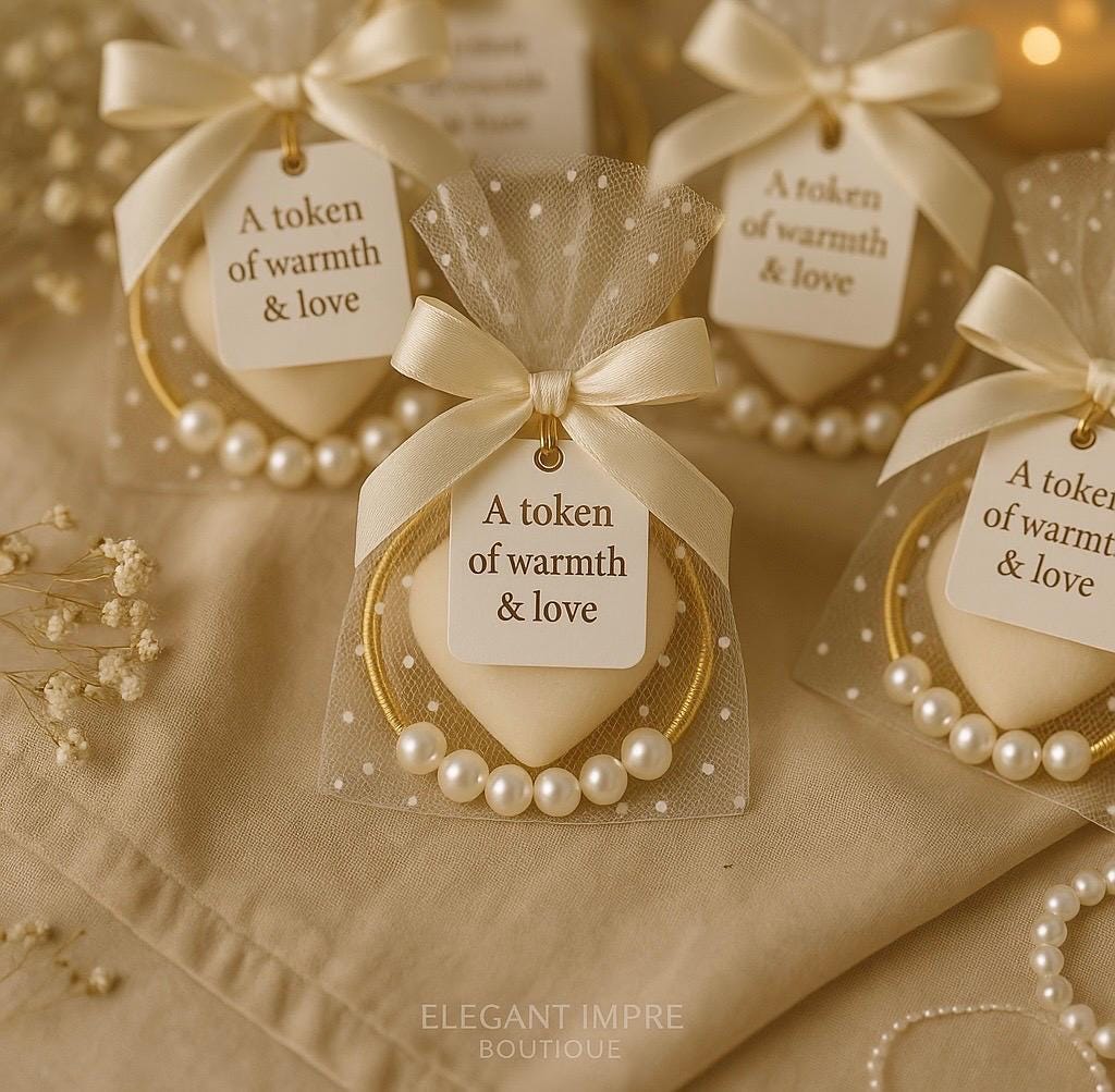 Heart Soap Ring Favor: Bridal Shower Wedding Keepsake